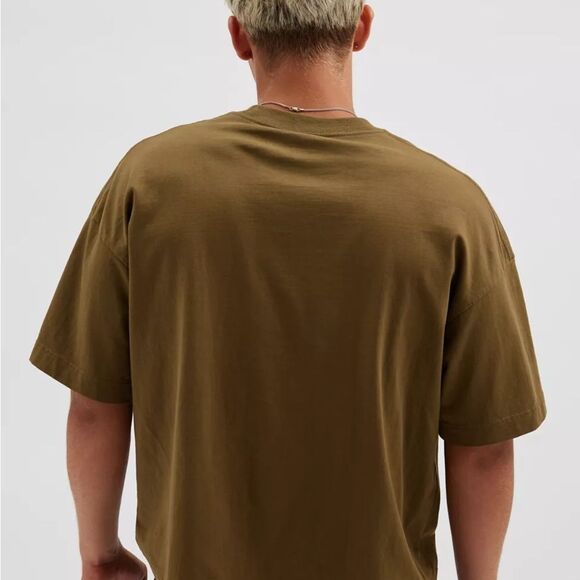 Urban outfitters Standard Cloth Foundation Solid Short Sleeve Tee green M nwt - Picture 2 of 5